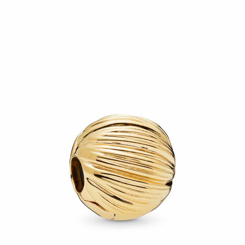 Pandora Shine™ Seeds of Elegance Clip Charm Sale NZ, 18ct Gold Plated (826435-GHE)